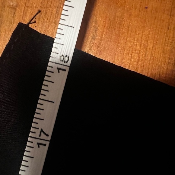 ASOS Black V-Neck Front and V-Back Peplum Style size 12 - Picture 5 of 5